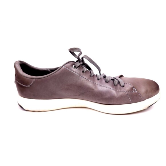 Cole Haan GrandPro Mens Size 9 M Gray Leather Casual Tennis Shoes Sneakers